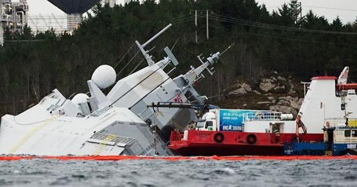 Грешка на навигатора потопила норвежкия боен кораб